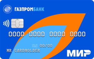 Лого Дебетовая карта МИР Газпромбанк